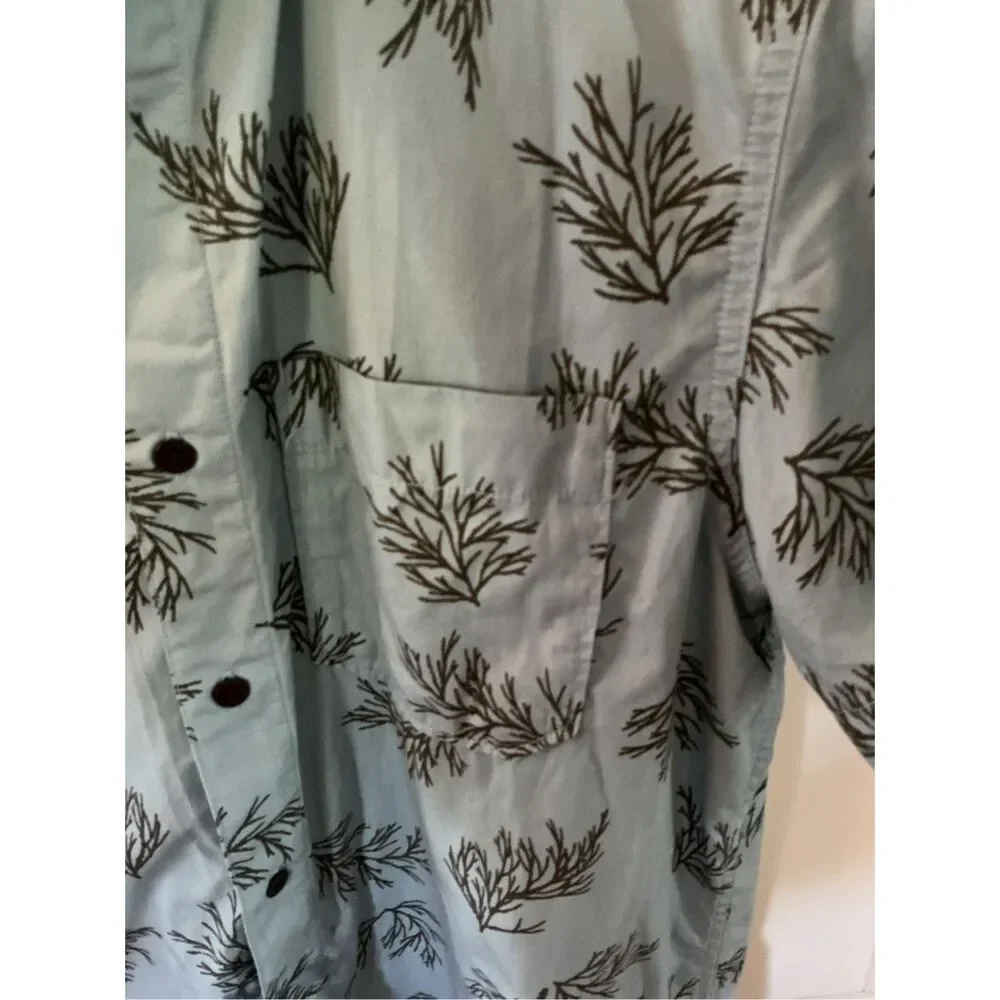 The North Face Baytrail Button Down Shirt Sz M Pearl Pocket